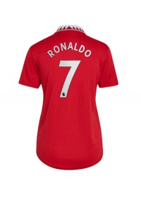 Manchester United Cristiano Ronaldo #7 Voetbaltruitje Thuis tenue Dames 2022-23 Korte Mouw